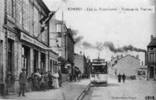Point central à Pompey en 1932.