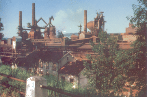 aciéries de pompey en 1975